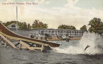 Toledo Beach - Old Post Card From Toledo Beach (newer photo)